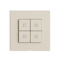 Abdeckset zu Szenentaster 4 Szenen/4T Edue Wiser crema