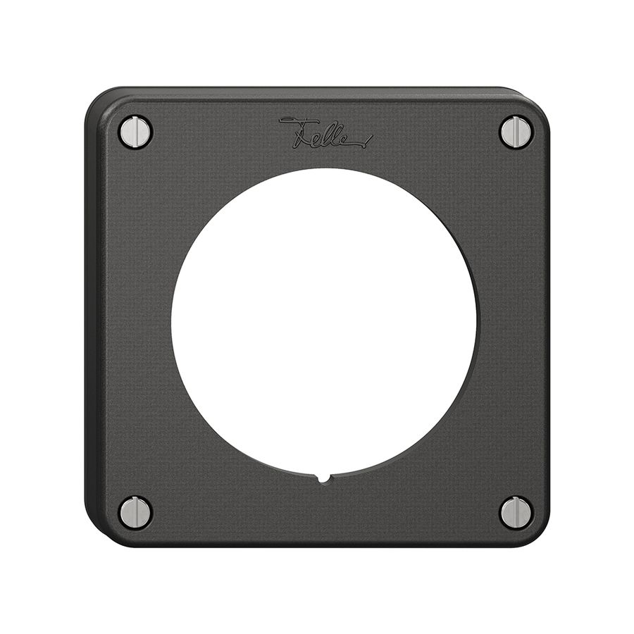 Deckel NEVO, f.Signallampe, m.Schrauben & Dichtung, m.schwarzer Dichtung, sz