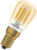 LED-Lampe LEDVANCE Vintage 1906 E14 2.8W 2200K klar/gold 320° DIM Ø26×63mm