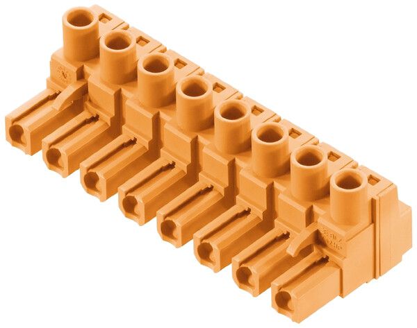 Buchsenstecker Weidmüller BLZ HP 7.62mm 2L verzinnt orange