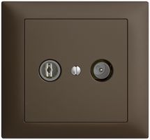 UP-TV-R-Dose EDIZIOdue 4dB coffee Breitbanddose 5…2000MHz, FKE