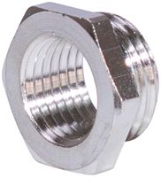 Réduction 6 pans PG29 extérieur/21 intérieur laiton nickelé