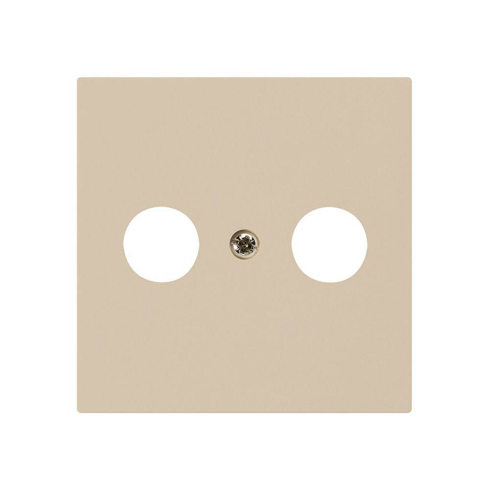Frontplatte kallysto 60×60mm beige für R/TV