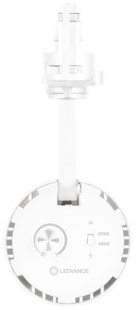 Spot LED LEDVANCE TRACKLIGHT 30W 2400lm 3000K 1-10V AD3PH Ø80×189mm blanc