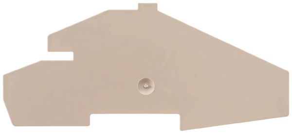 Piastra terminale Weidmüller PAP PDL6S 118.1×1.5mm beige