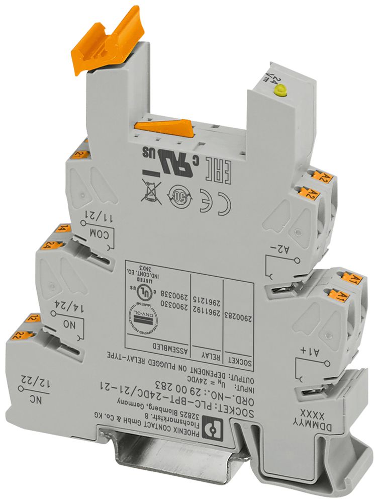 Base relè PX PLC-BPT- 24DC/21-21 14mm