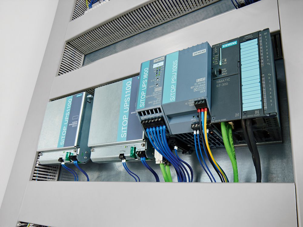 Stromversorgung Siemens SITOP PSU100S, IN:120/230VAC, OUT:24VDC/10A