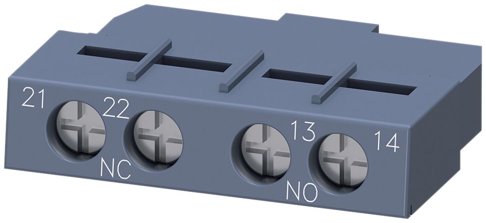 Hilfsschalter querliegend Siemens SIRIUS für 3RV2 S00…3 1S+1Ö Schraubklemmen