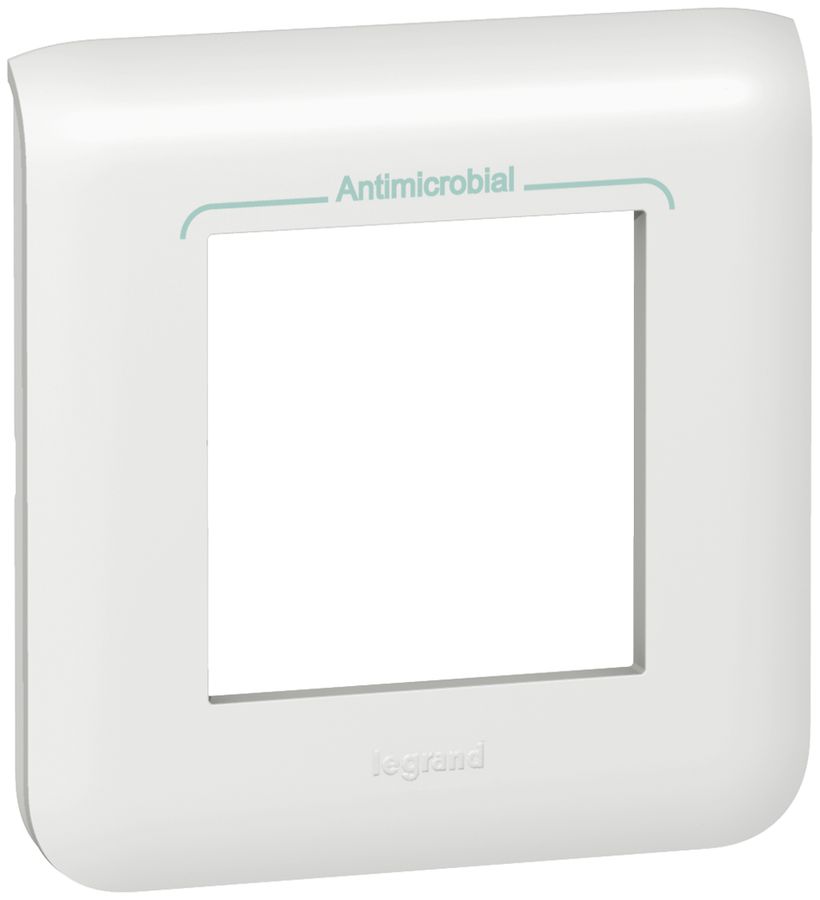 Placca di copertura MOS 1×2 moduli bianco