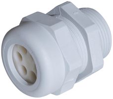 Kabelverschraubung WADI Multi, M20 für 2 Kabel Ø6…7mm 9mm PA IP68 lichtgrau