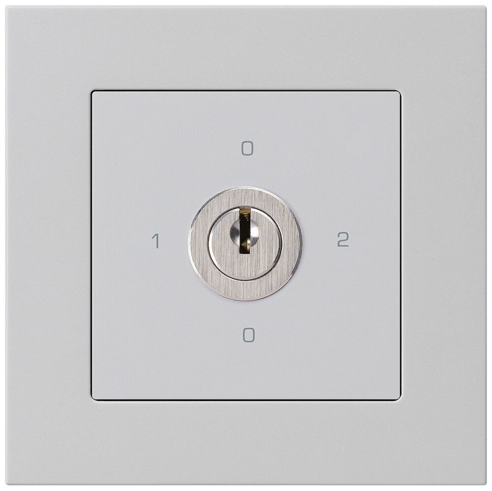 Interrupteur rotatif ENC kallysto.pro 2/1L gris clair avec serrure Kaba 8