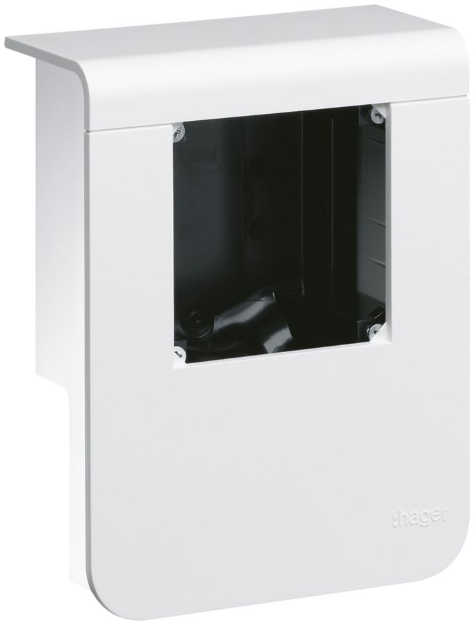 Boîtier d'appareils tehalit SL20080 vide, blanc trafic