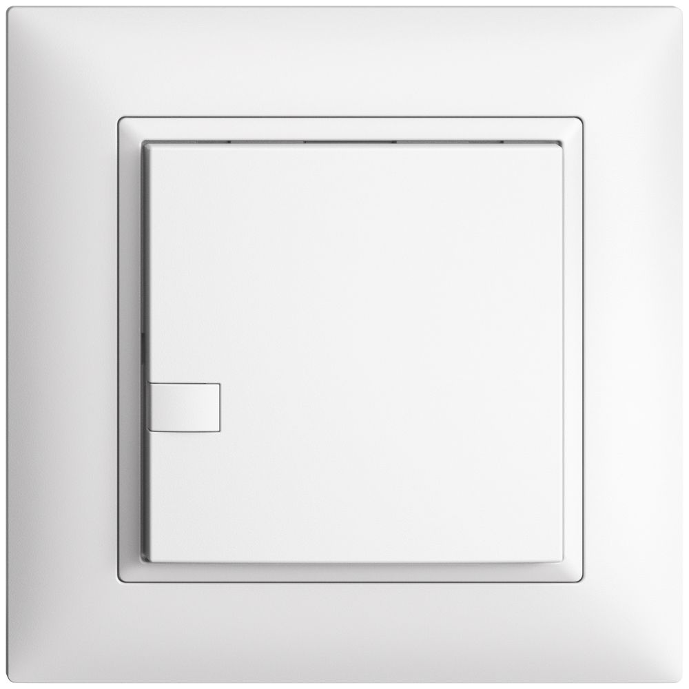 Poussoir ENC KNX 1× EDIZIOdue blanc RGB sans LED
