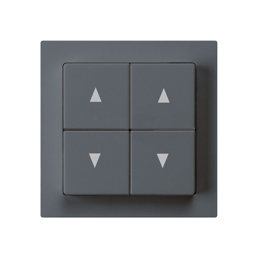 UP-Storenschalter kallysto A anthrazit mit 4 Funktionstasten