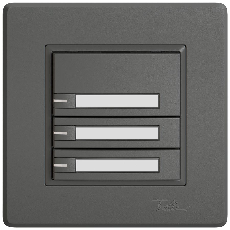 UP-Universaltaster EDIZIO.liv UNI SNAPFIX® m.LED RGB 3× 1-Tbed.Pap.dgu