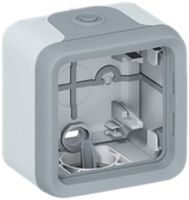 Gehäuse NAP PLEXO 1×1 grau