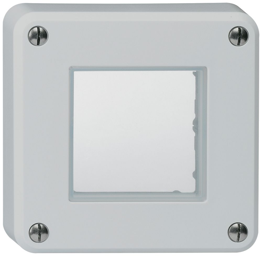 Partie supérieure robusto pour appareils Systo/KNX, gris clair, IP55
