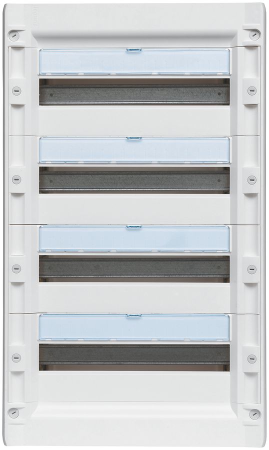 Distributore AP Legrand XL3-125 4 file, 72 moduli, bianco