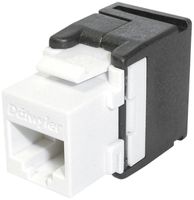 RJ45-Modul Dätwyler KU-T 1/8 U Kat.6 weiss werkzeuglos