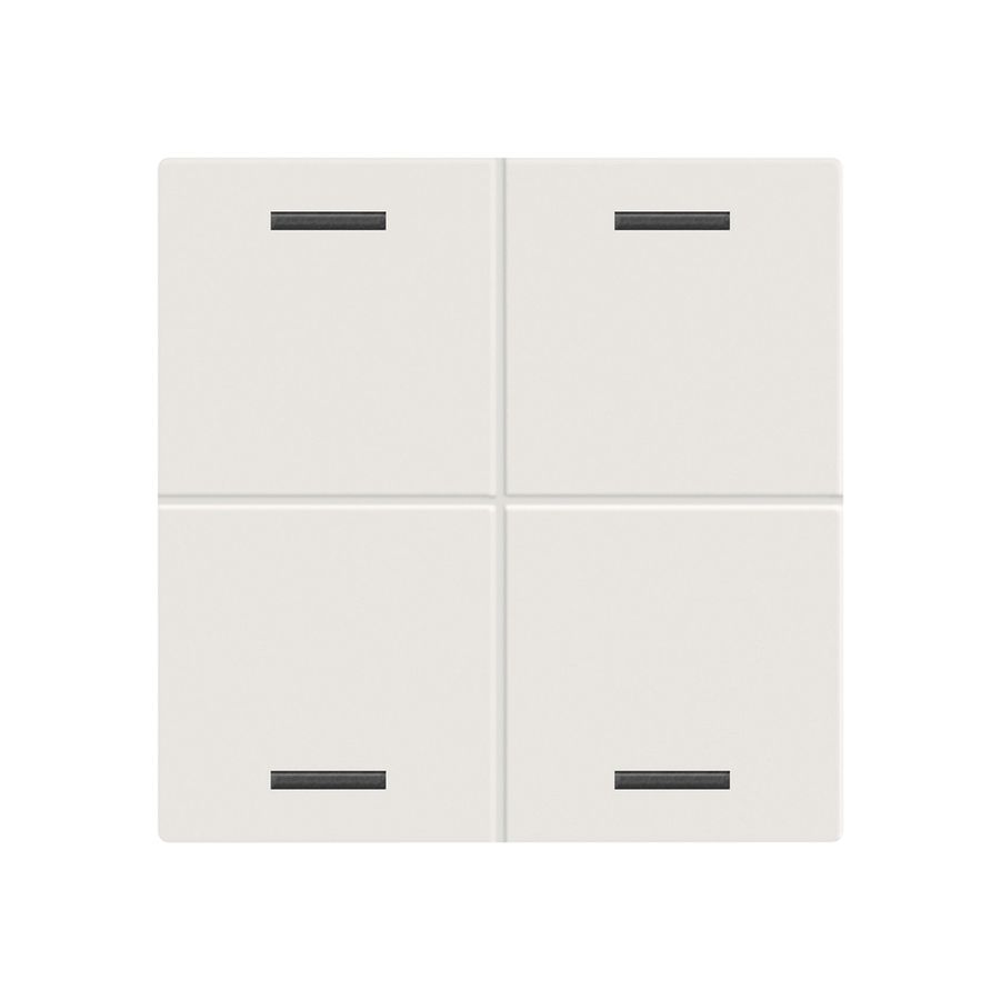 Bascule MDT BE-TAL60W411.01 1t/4a p.touches tactiles blanc mat "neutre"