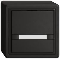 AP-Universaltaster EDIZIO.liv UNI SNAPFIX® 5…48V o.LED 1× 2-Tbed.Pap.sz