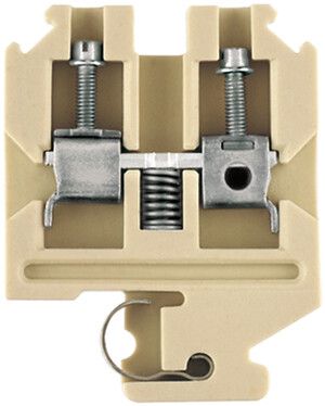 Durchgangs-Reihenklemme Weidmüller SAKK Schraubanschluss 4mm² Keramik TS32 beige