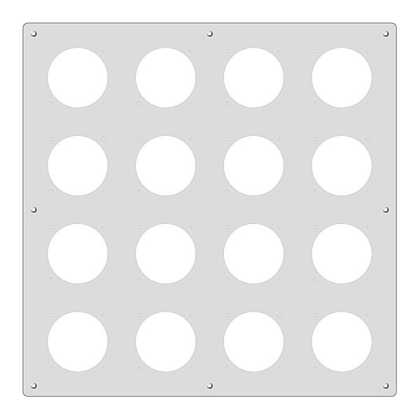 Plaque de montage FH 4×4 GV