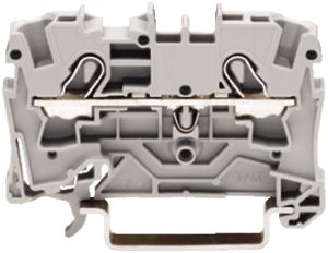 Borne de passage WAGO TopJob-S 4mm² 2L gris série 2004