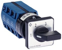 Interrupteur à gradation INC K&N CG4.A250.E, 10A/400V 2L 30×30mm "1-2-3"