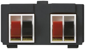 Modulo multimedia M3 con 4×LS morsetti rosso/ne kallysto nero