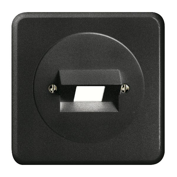 UP-Frontset FH 1×RJ45 schwarz ITplus