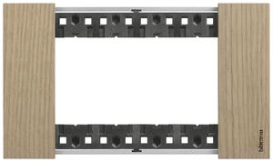 Telaio di copertura Living Now 4 moduli 147.5×86mm oak