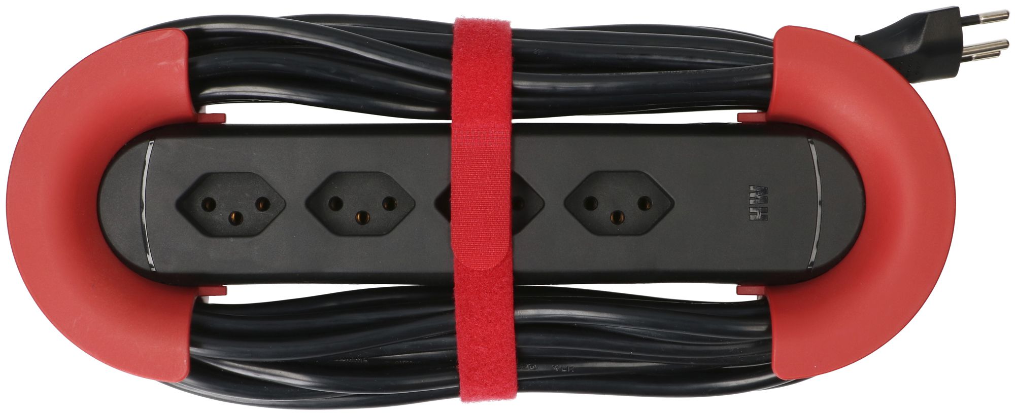 Steckdosenleiste MAX HAURI Construct Line 4×T13 5m 3×1.5mm² IP20 rot/schwarz