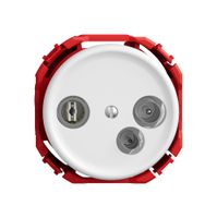 Antennendose TV-R-Daten STANDARDdue SNAPFIX® 11dB ws