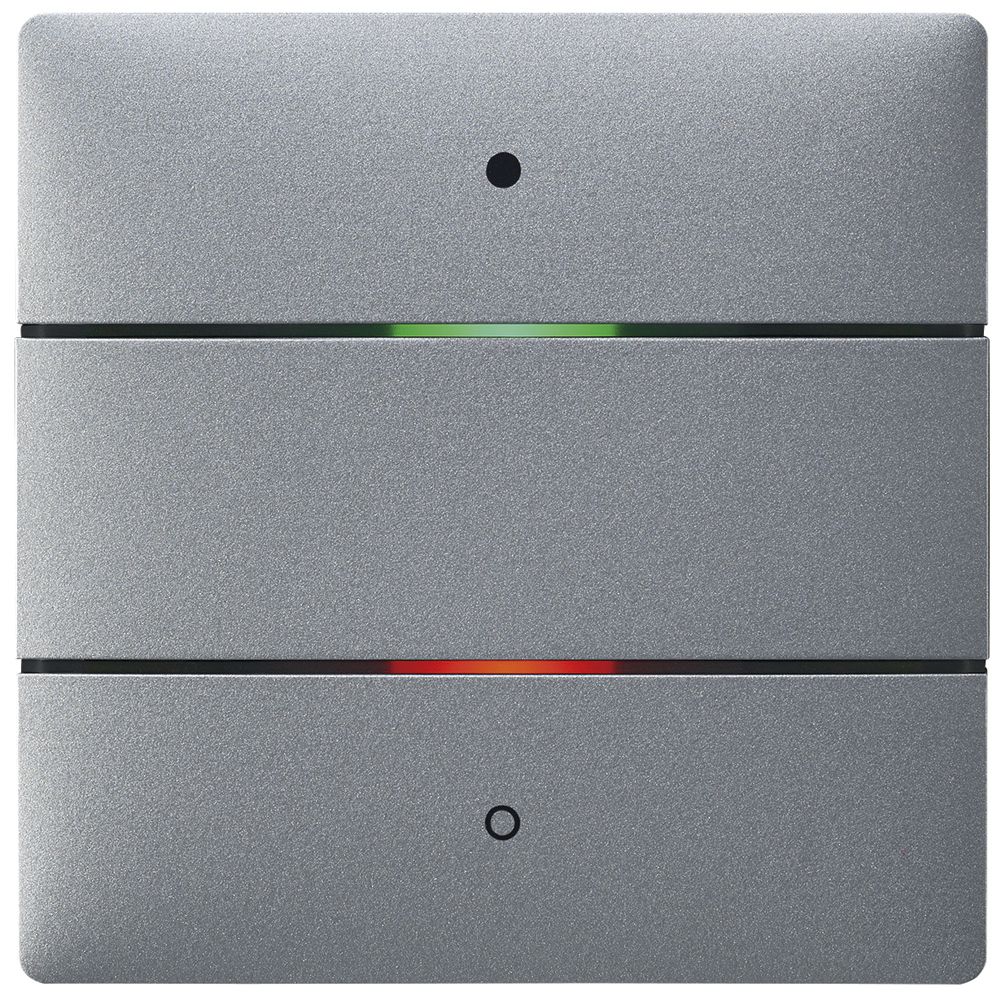 UP-Tastsensor Theben LUXORliving iON2, 2-fach, mit Temperatursensor, silber