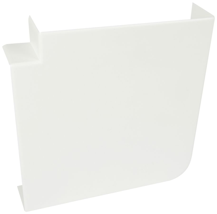 Flachwinkel HF 90° 190×50mm Kunststoff weiss IP3X