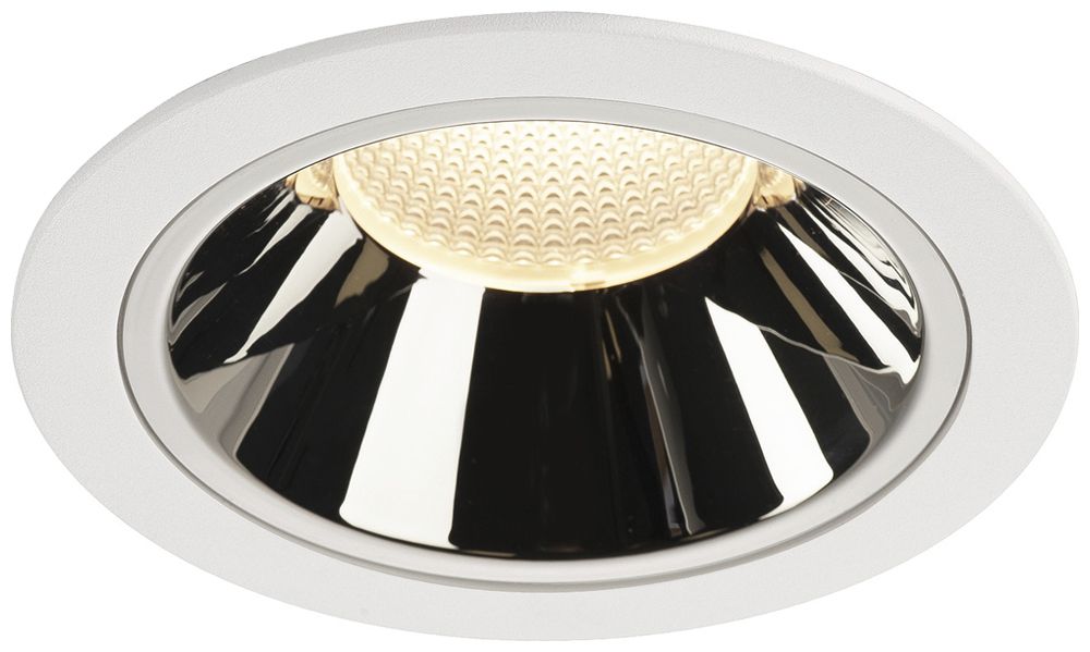 Downlight LED SLV NUMINOS XL 37.4W 3500lm 3000K 20° REG Ø160×108mm bi/Cr