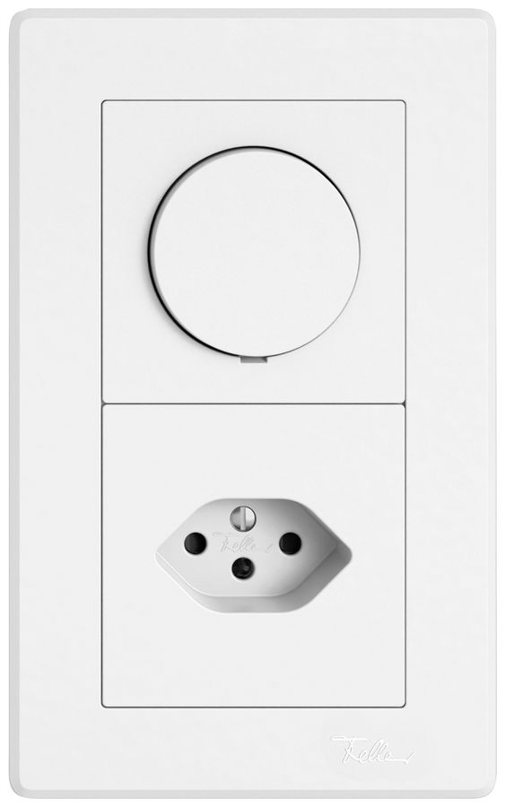 Combinazione INC EDIZIO.liv SNAPFIX® 2×1 156×96mm variatori+1×T13 bianco