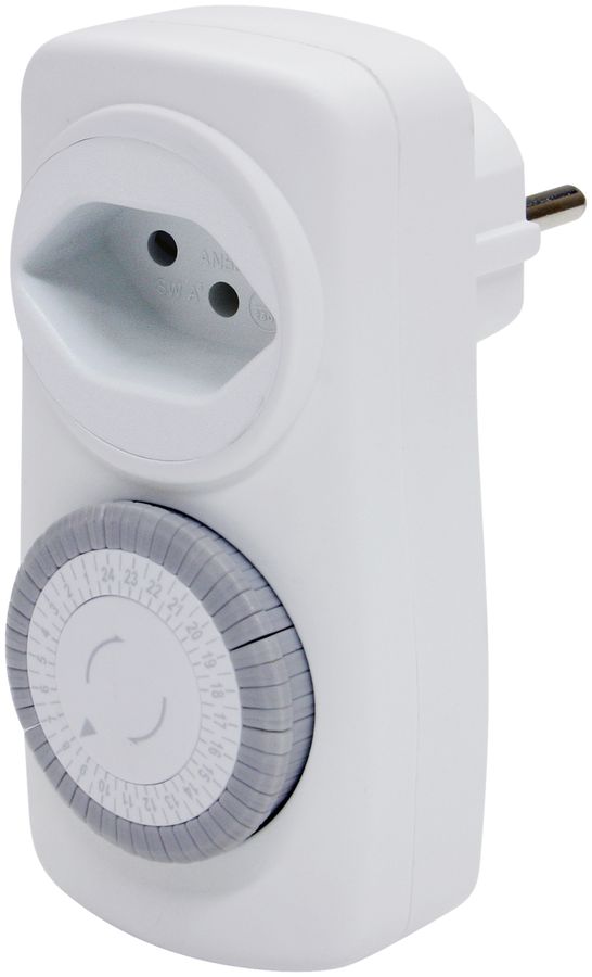 Zeitschaltuhr Steffen analog IP20 T12/T13 KS 24h mit 30min Interv.