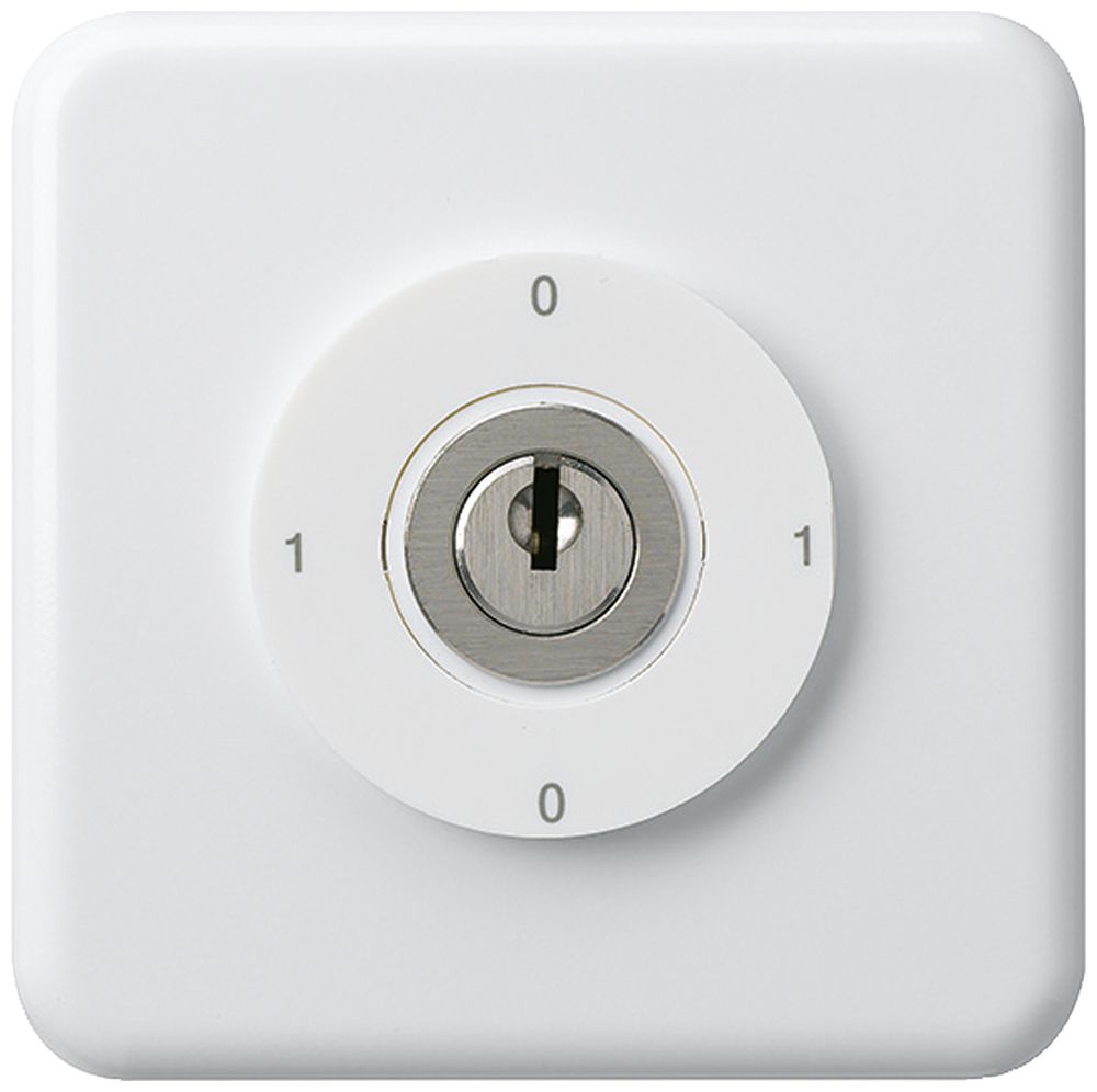 Interruttore a chiave INC 0/1L bianco basico