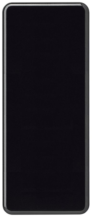 Placca di copertura basico 3×1 senza foro nero