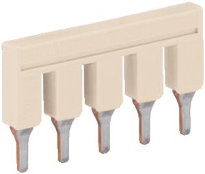 Connexion transversale WAGO TOPJOB S 5×gris pour série 2006