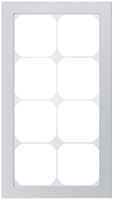 Abdeckrahmen KAL.art 4×2 274×154mm Al natur