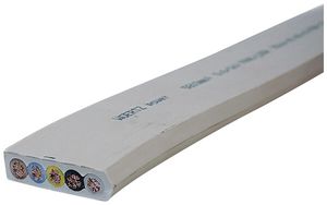 Cavo piatto Woertz Power 5×10mm² senza alogeni grigio B2ca