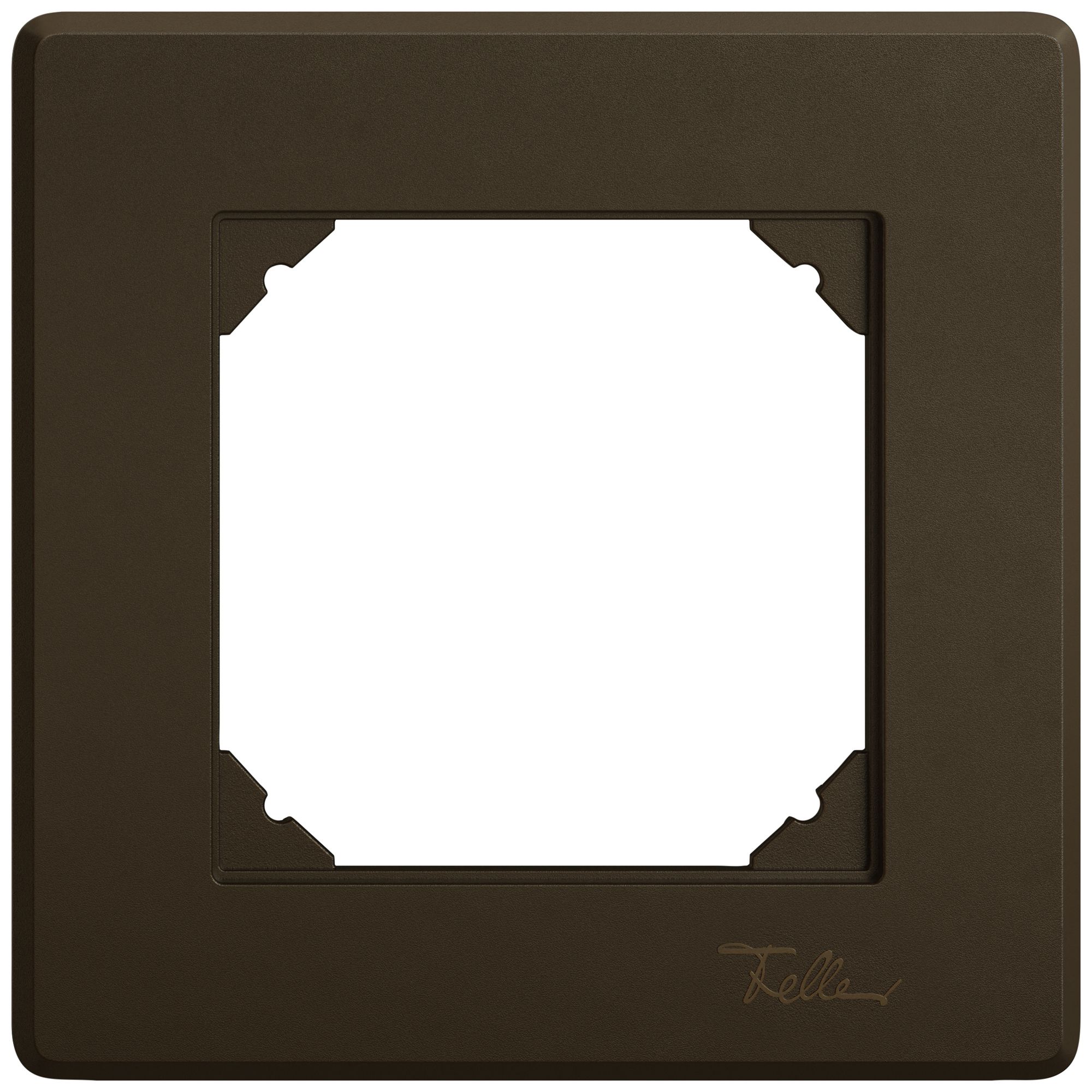 UP-Abdeckrahmen EDIZIO.liv SNAPFIX® 1×1 96×96mm br