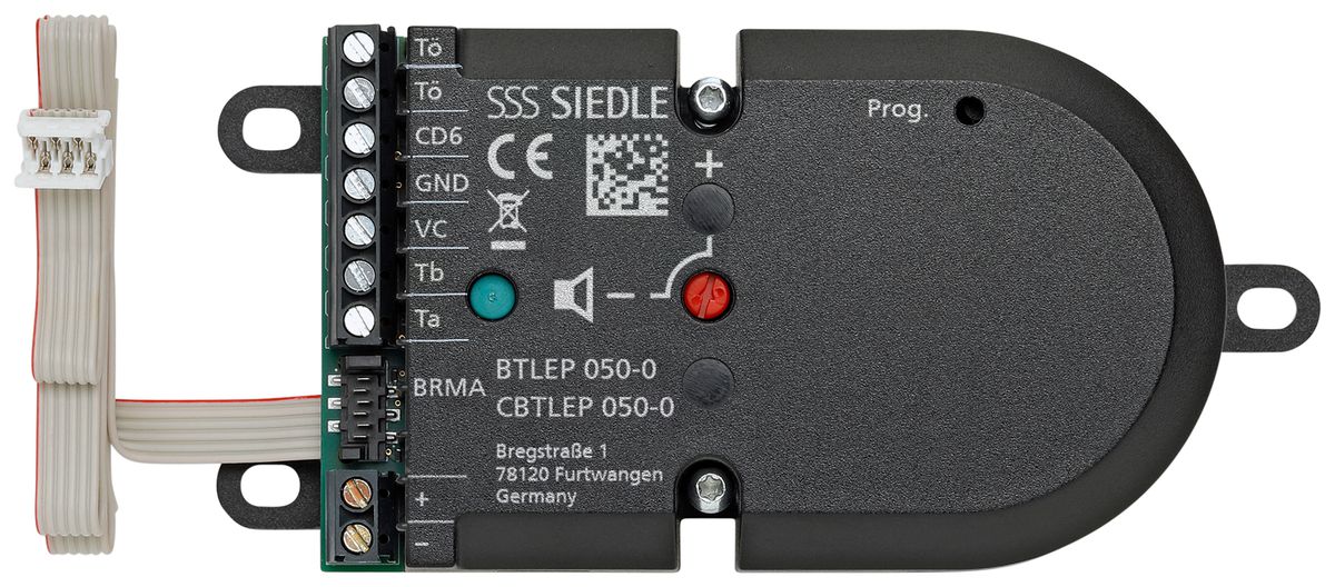 EB-Ausseneinheit Audio Siedle Plus Bus-System 24VDC 60×124×31mm IP54