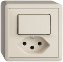 AP-Kombination 3/1P+T13 EDIZIOdue crema