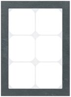 Abdeckrahmen KAL.art 3×2 214×154mm Schiefer schwarz