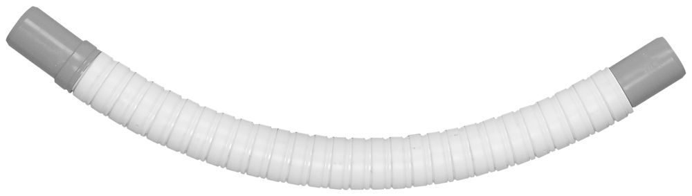 Coude flexible PE 90° Ø112/100 blanc r=1675mm SYSTAflex