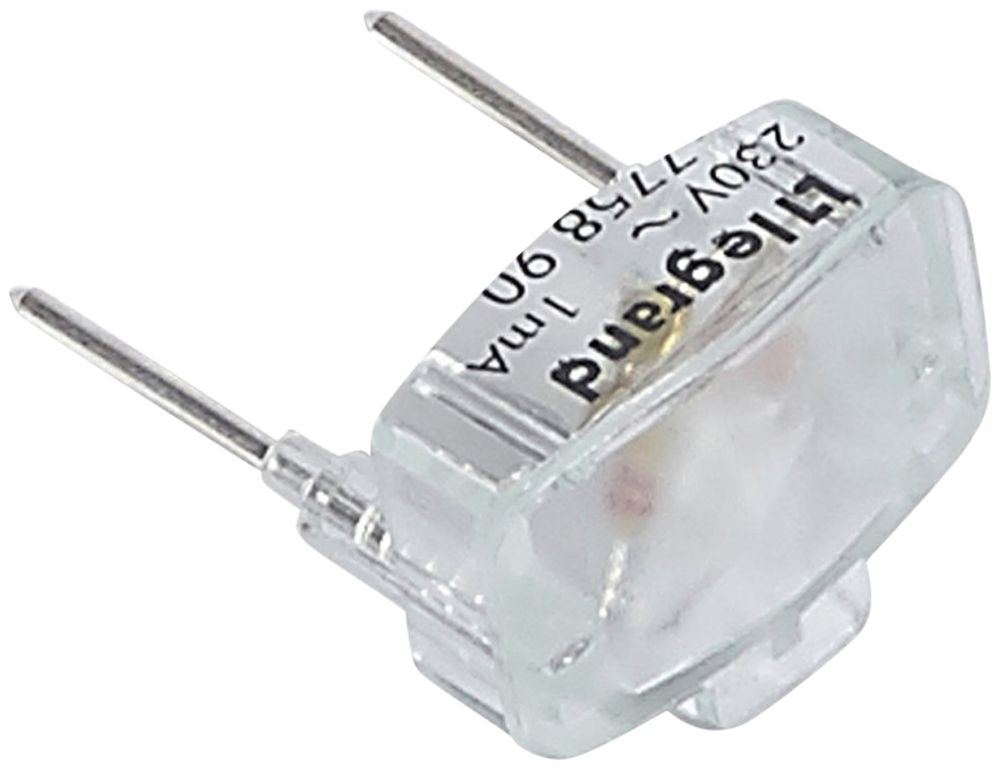 Lampenbaugruppe 230V 1mA grün